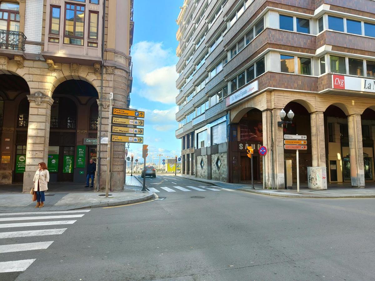Ferienwohnung El Cielo De Fomento Gijón Exterior foto